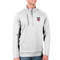 USMNT Antigua Generation Quarter-Zip Top - White