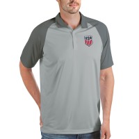 Поло USMNT Antigua Nova - Silver