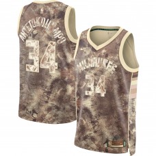Игровая форма  Giannis Antetokounmpo Milwaukee Bucks Nike Unisex Select Series Swingman - Brown