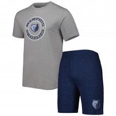 Шорты Футболка Memphis Grizzlies Concepts Sport & Sleep Set - Gray/Navy