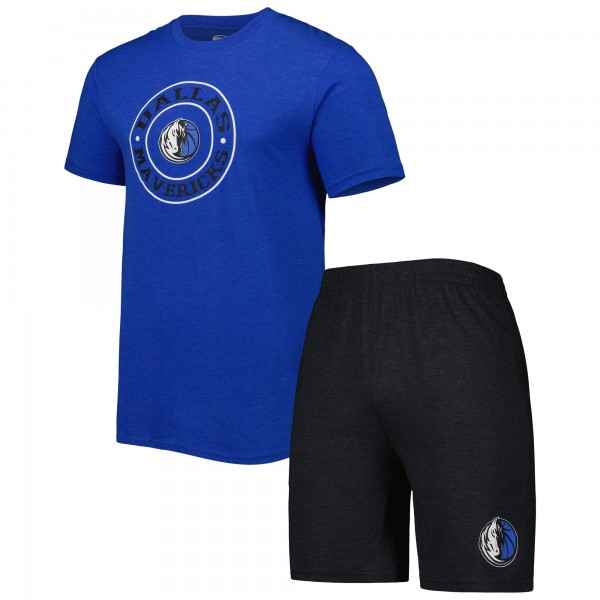Шорты Футболка Dallas Mavericks Concepts Sport & Sleep Set - Blue/Black