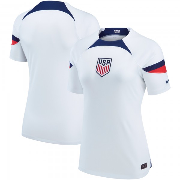 USMNT Nike Wo2022/23 Home Breathe Stadium Replica Blank Jersey - White