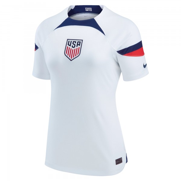 USMNT Nike Wo2022/23 Home Breathe Stadium Replica Blank Jersey - White