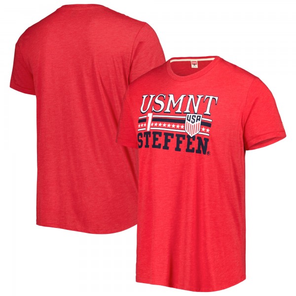 Футболка Zack Steffen USMNT Homage Jersey Tri-Blend - Red