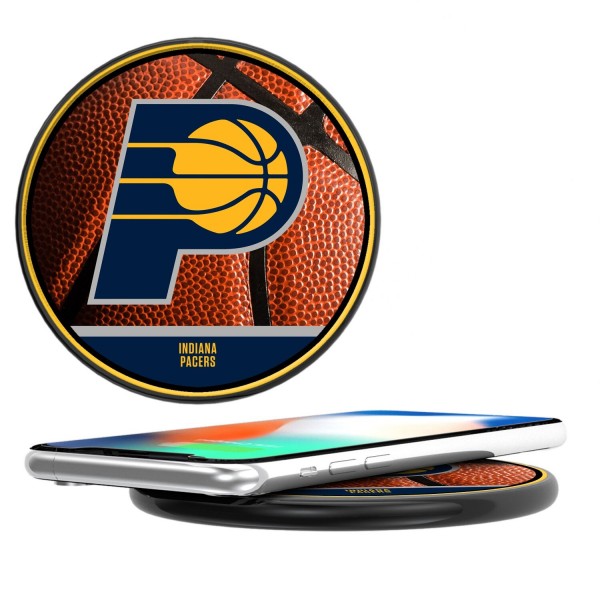 Indiana Pacers Basketball Design 10-Watt Wireless Phone Charger