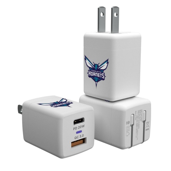 Блок питания Charlotte Hornets Insignia USB A/C