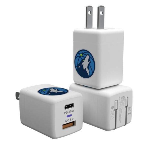 Блок питания Minnesota Timberwolves Insignia USB A/C