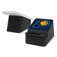 Indiana Pacers Solid Design Wireless Charging Station & Bluetooth Speaker