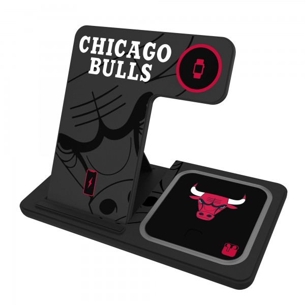 Зарядная станция Chicago Bulls Monocolor Design 3-In-1