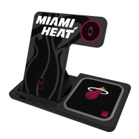 Miami Heat Keyscaper 3-In-1 Wireless Charger