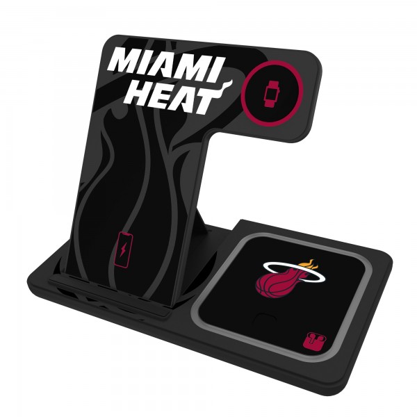 Miami Heat Keyscaper 3-In-1 Wireless Charger