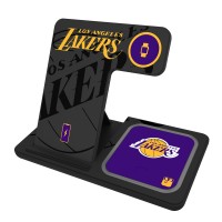Los Angeles Lakers Keyscaper 3-In-1 Wireless Charger