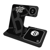 Зарядная станция Brooklyn Nets Monocolor Design 3-In-1