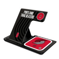 Зарядная станция Portland Trail Blazers Monocolor Design 3-In-1
