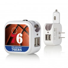 Блок питания Philadelphia 76ers Basketball Design USB
