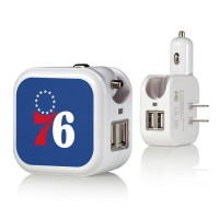 Блок питания Philadelphia 76ers Solid Design USB