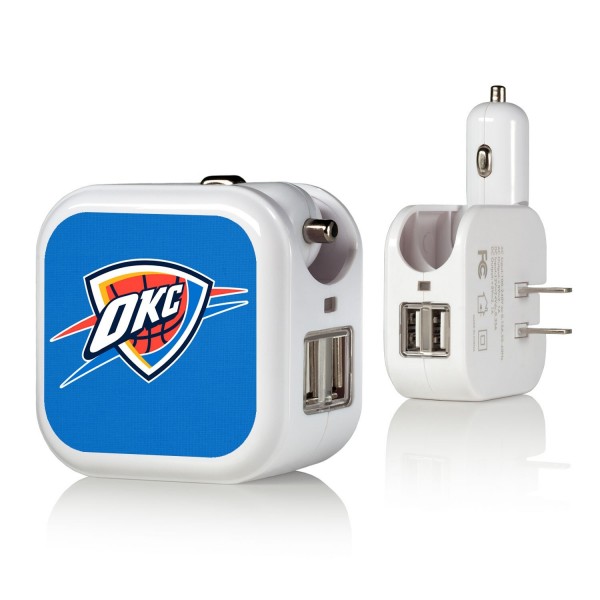 Блок питания Oklahoma City Thunder Solid Design USB