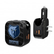 Блок питания Memphis Grizzlies Text Design USB