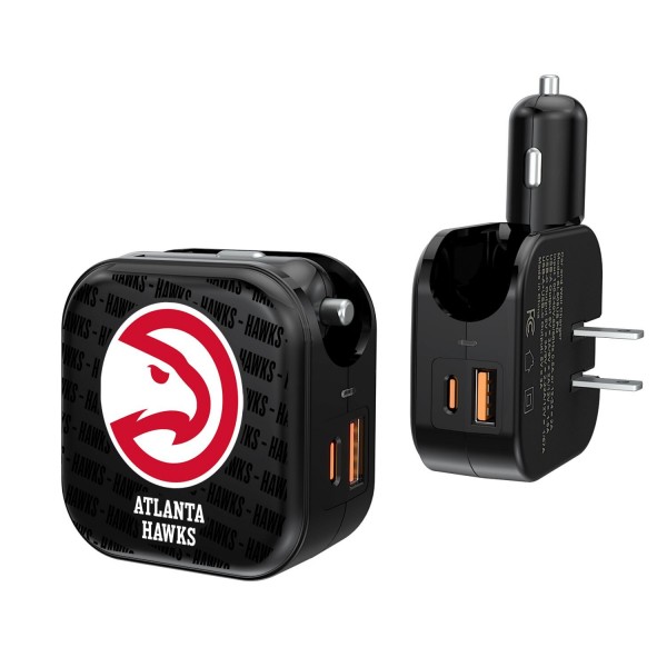 Блок питания Atlanta Hawks Text Design USB