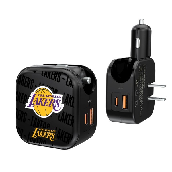 Блок питания Los Angeles Lakers Text Design USB