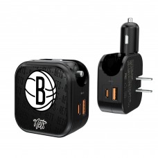Блок питания Brooklyn Nets Text Design USB