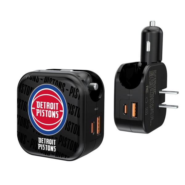 Блок питания Detroit Pistons Text Design USB