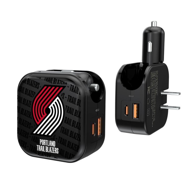 Блок питания Portland Trail Blazers Text Design USB