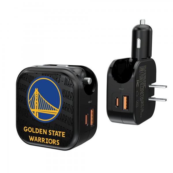Блок питания Golden State Warriors Text Design USB
