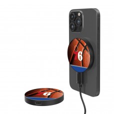 Магнитная зарядка Philadelphia 76ers Basketball Design 10-Watt Wireless