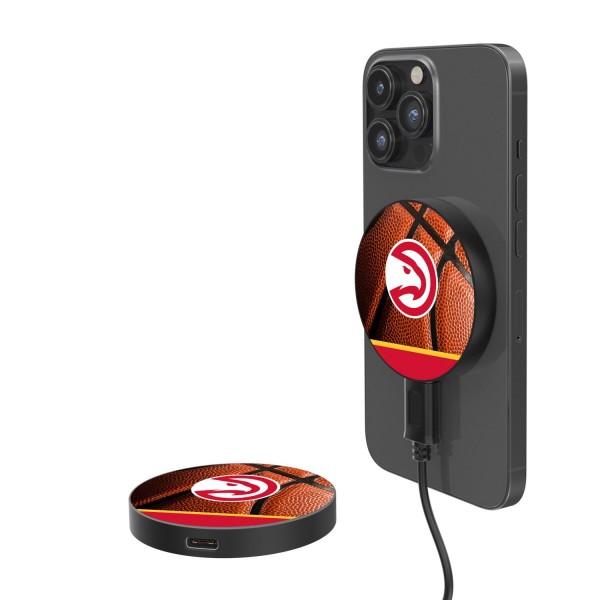 Магнитная зарядка Atlanta Hawks Basketball Design 10-Watt Wireless
