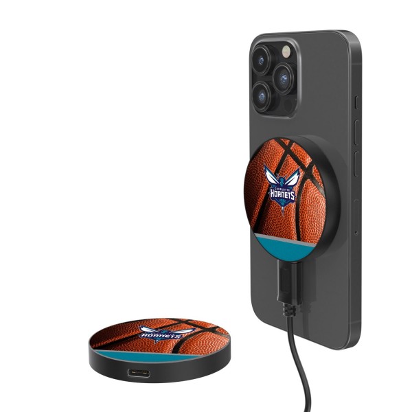 Магнитная зарядка Charlotte Hornets Basketball Design 10-Watt Wireless