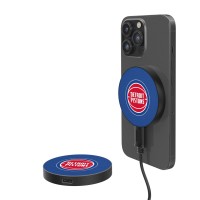 Магнитная зарядка Detroit Pistons Solid Design 10-Watt Wireless