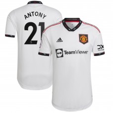 Игровая форма  Antony Manchester United adidas 2022/23 Away Authentic Player - White