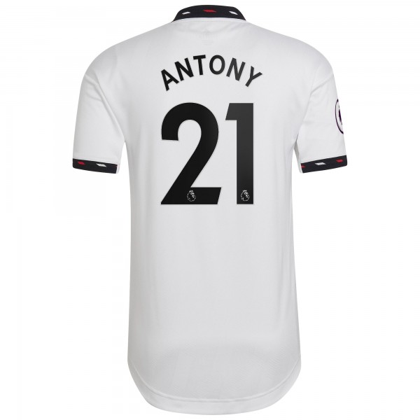 Игровая форма  Antony Manchester United adidas 2022/23 Away Authentic Player - White