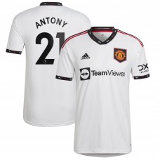 Игровая форма  Antony Manchester United adidas 2022/23 Away Replica Player - White
