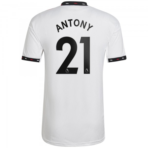 Игровая форма  Antony Manchester United adidas 2022/23 Away Replica Player - White