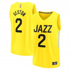 Игровая форма  Collin Sexton Utah Jazz 2022/23 Fast Break Replica - Icon Edition - Gold