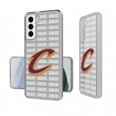 Чехол на телефон Cleveland Cavaliers Text Backdrop Design Galaxy Clear