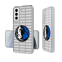 Чехол на телефон Dallas Mavericks Text Backdrop Design Galaxy Clear