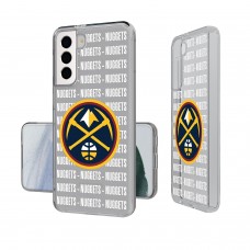 Чехол на телефон Denver Nuggets Text Backdrop Design Galaxy Clear