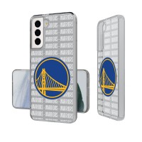 Чехол на телефон Golden State Warriors Text Backdrop Design Galaxy Clear