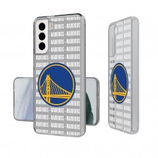 Чехол на телефон Golden State Warriors Text Backdrop Design Galaxy Clear
