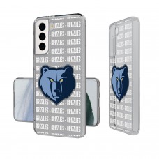 Чехол на телефон Memphis Grizzlies Text Backdrop Design Galaxy Clear