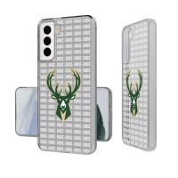 Чехол на телефон Milwaukee Bucks Text Backdrop Design Galaxy Clear