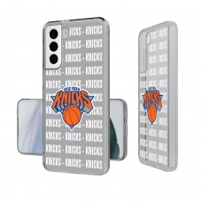 Чехол на телефон New York Knicks Text Backdrop Design Galaxy Clear
