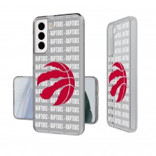 Чехол на телефон Toronto Raptors Text Backdrop Design Galaxy Clear