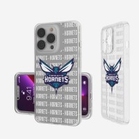 Чехол на телефон Charlotte Hornets iPhone Clear Text Backdrop Design