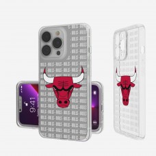 Чехол на телефон Chicago Bulls iPhone Clear Text Backdrop Design