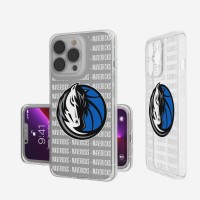 Чехол на телефон Dallas Mavericks iPhone Clear Text Backdrop Design