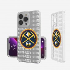 Чехол на телефон Denver Nuggets iPhone Clear Text Backdrop Design